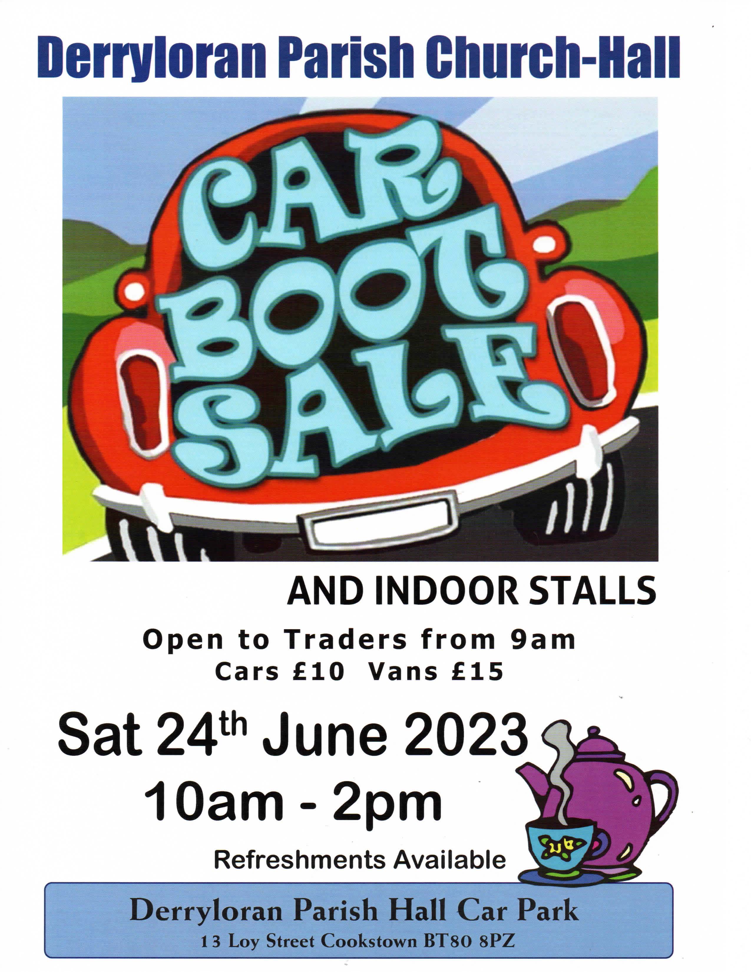 Cvar Boot Inventions Car Boot Poster Template